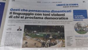 Giornaliste del “Carlino” intimidite: la solidarietà dell’Aser e dell’Ordine