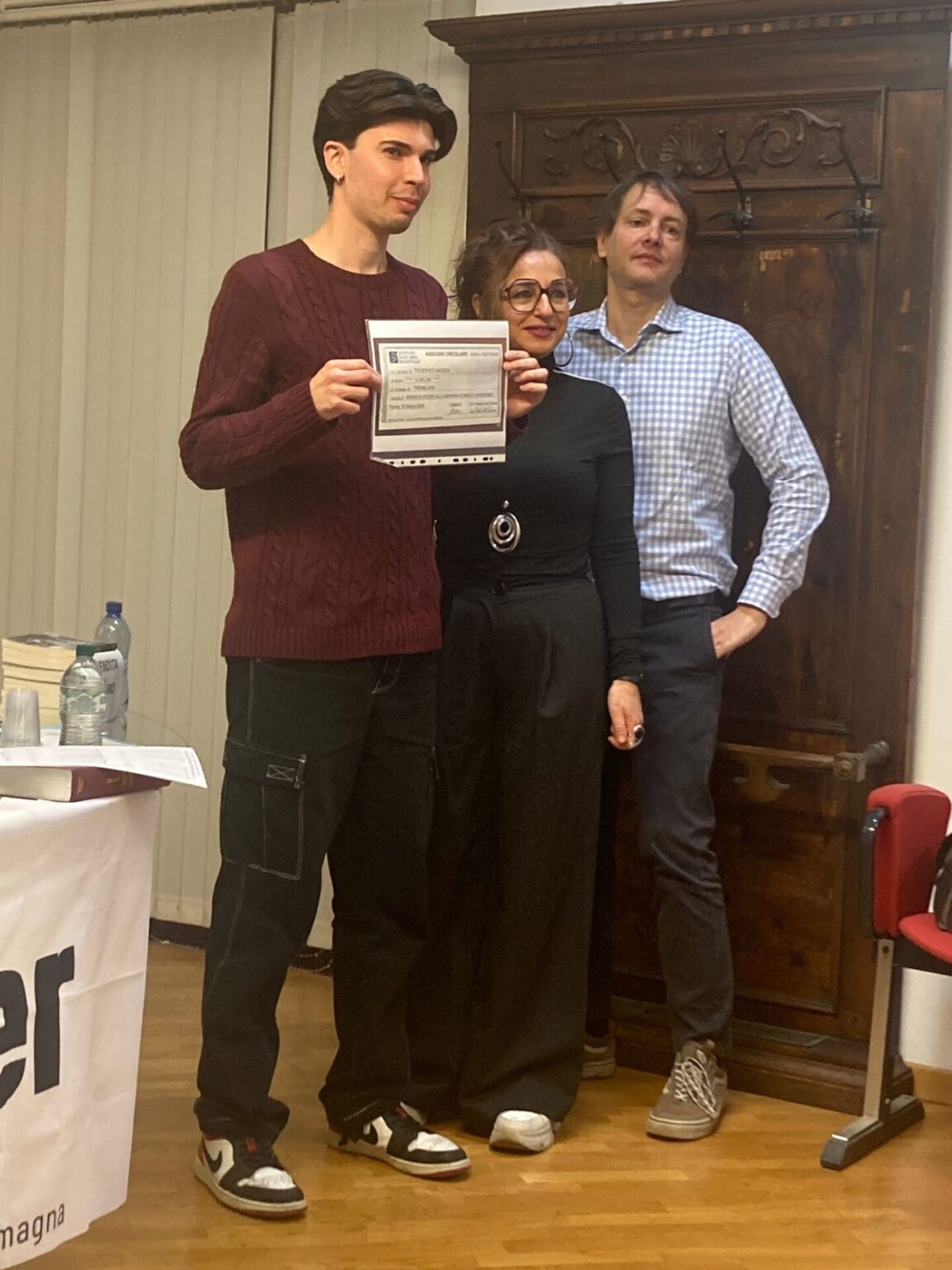 Bologna, Aser e Cdr del Carlino consegnano una borsa di studio in memoria di Marco Gardenghi